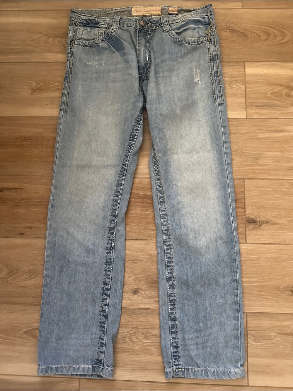 Smoke Rise NY Distressed Jeans 34/32 Straight